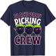 Funny Blackberry Fruit Farm Harvesting Picking Crew Squad T-Shirt - T-Shirt | Navy