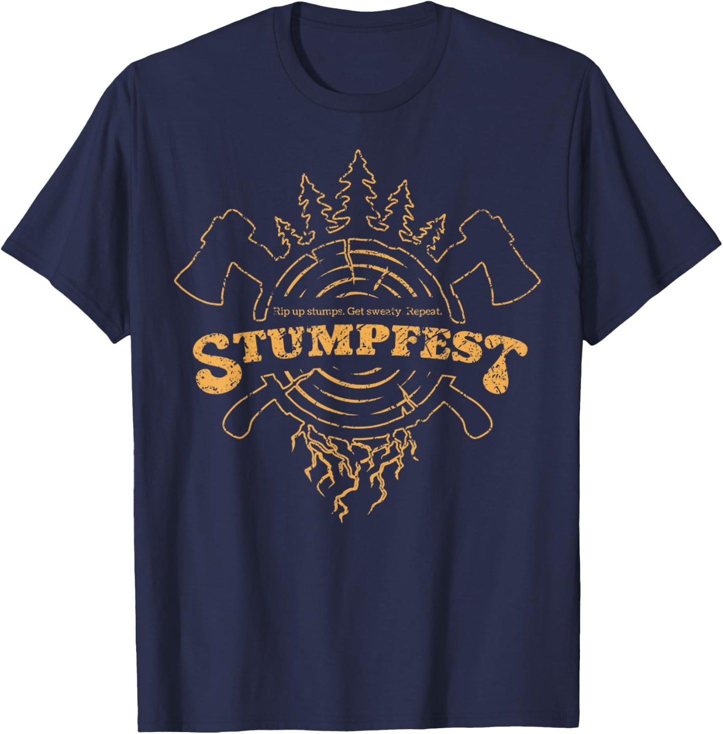 Retro Vintage Stumpfest Brisbane Gift Women T-Shirt - T-Shirt | Navy