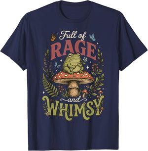 Full of Rage and Whimsy T-Shirt - T-Shirt | Navy
