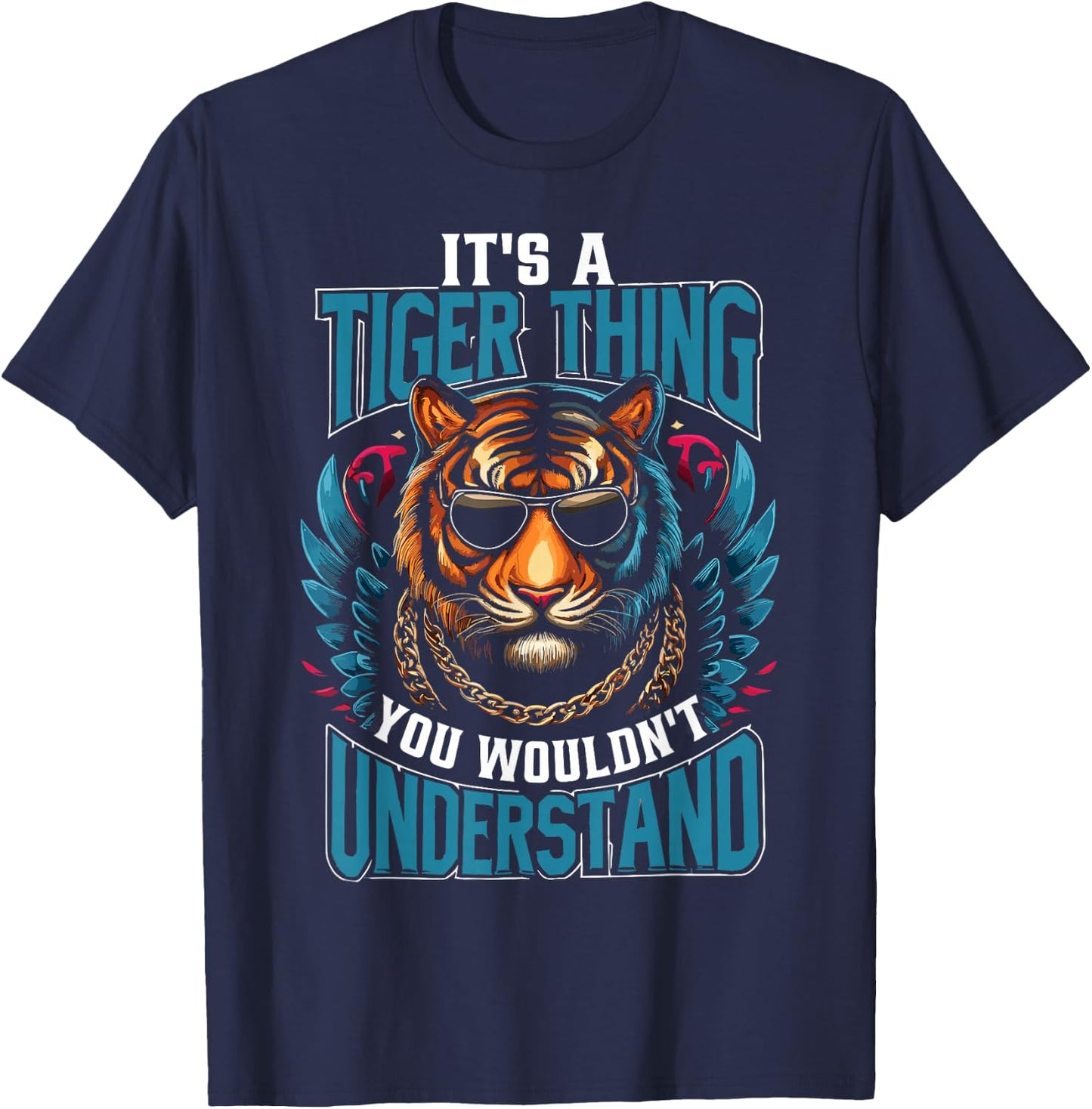 Wildlife Tiger T-Shirt - T-Shirt | Navy