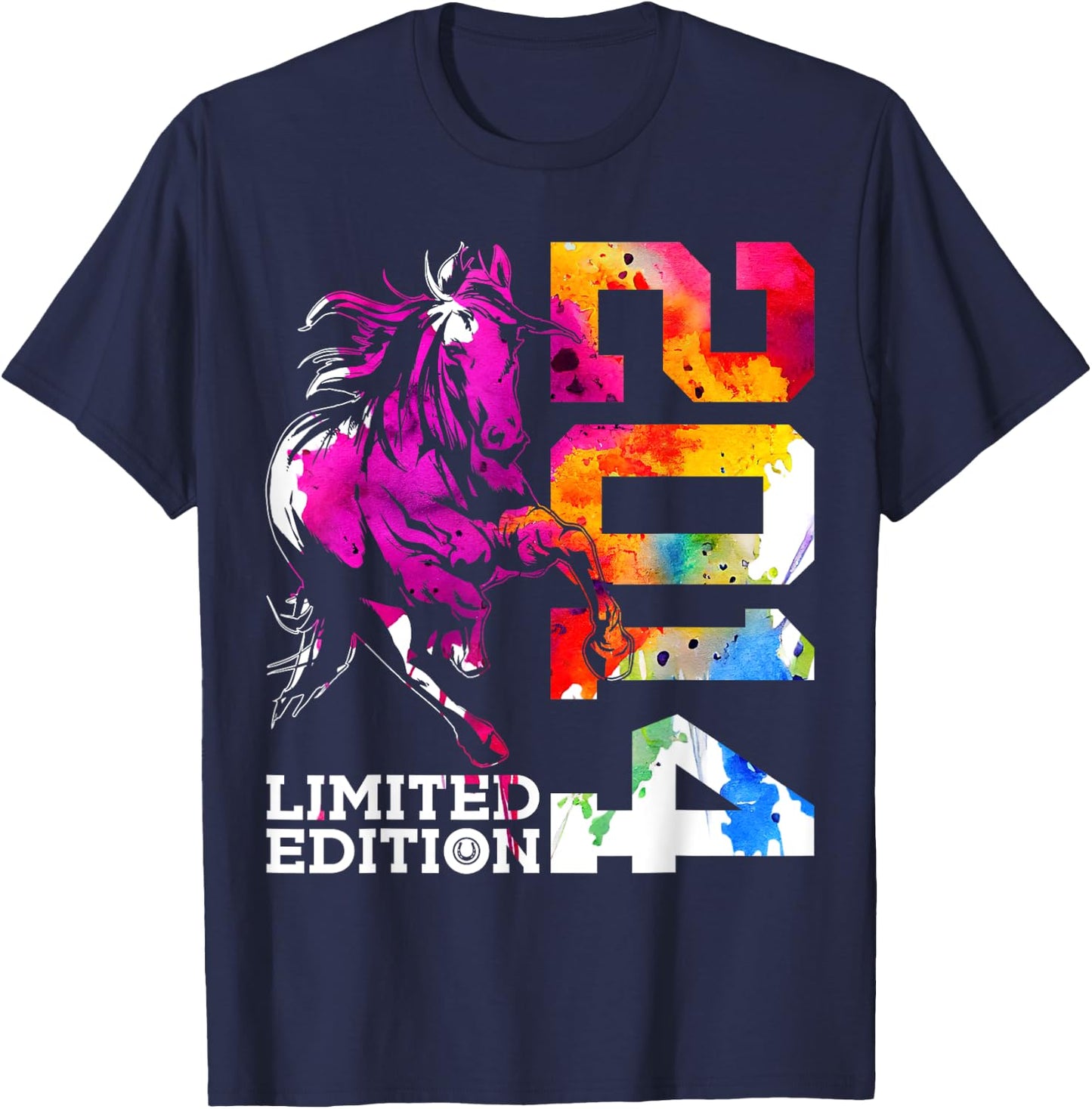 Limited Edition 2014 Riding Horse 11th Birthday T-Shirt - T-Shirt | Navy