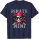 Funny Pirate Mimi Skull Halloween Costumes Family Matching T-Shirt - T-Shirt | Navy