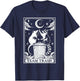 Tarot Card Vintage Team Trash Crescent Moon Opossum Raccoon T-Shirt - T-Shirt | Navy