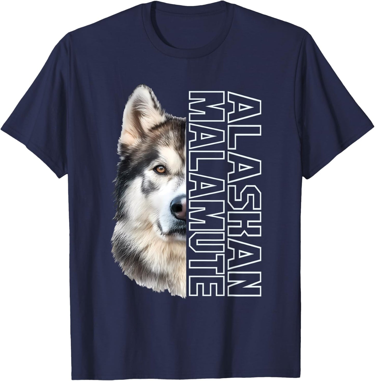 Alaskan Malamute T-Shirt - T-Shirt | Navy