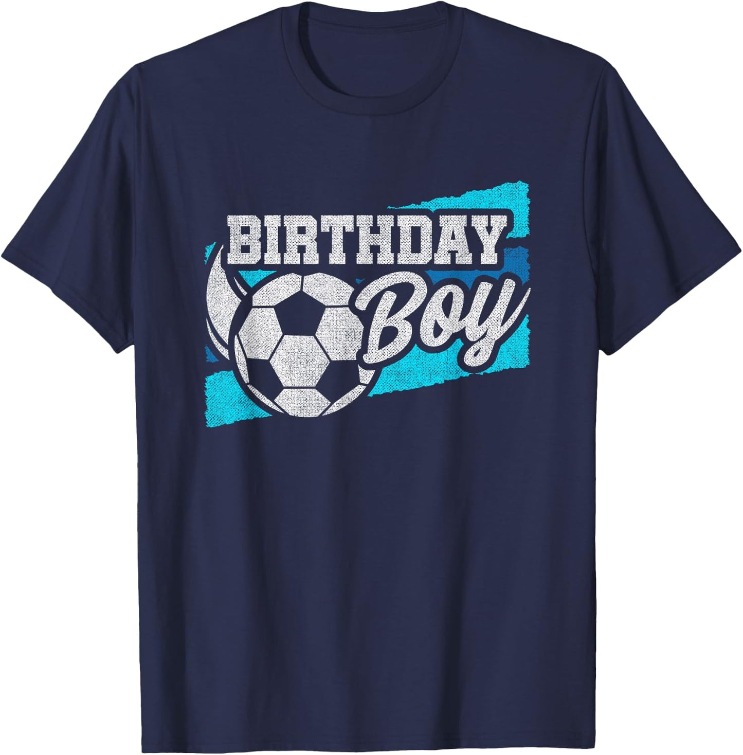 Soccer Birthday Party - Birthday Boy - Soccer Birthday T-Shirt - T-Shirt | Navy