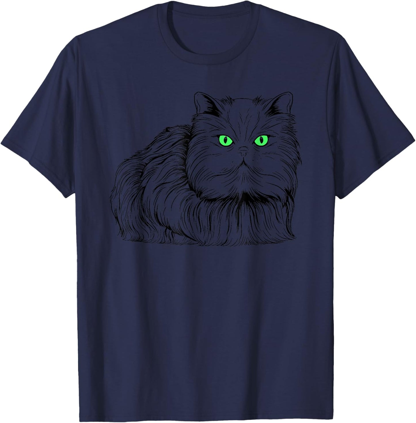 Persian Cat T-Shirt - T-Shirt | Navy