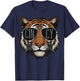 Touchdown American Football Game Day Thanksgiving Tiger T-Shirt - T-Shirt | Navy