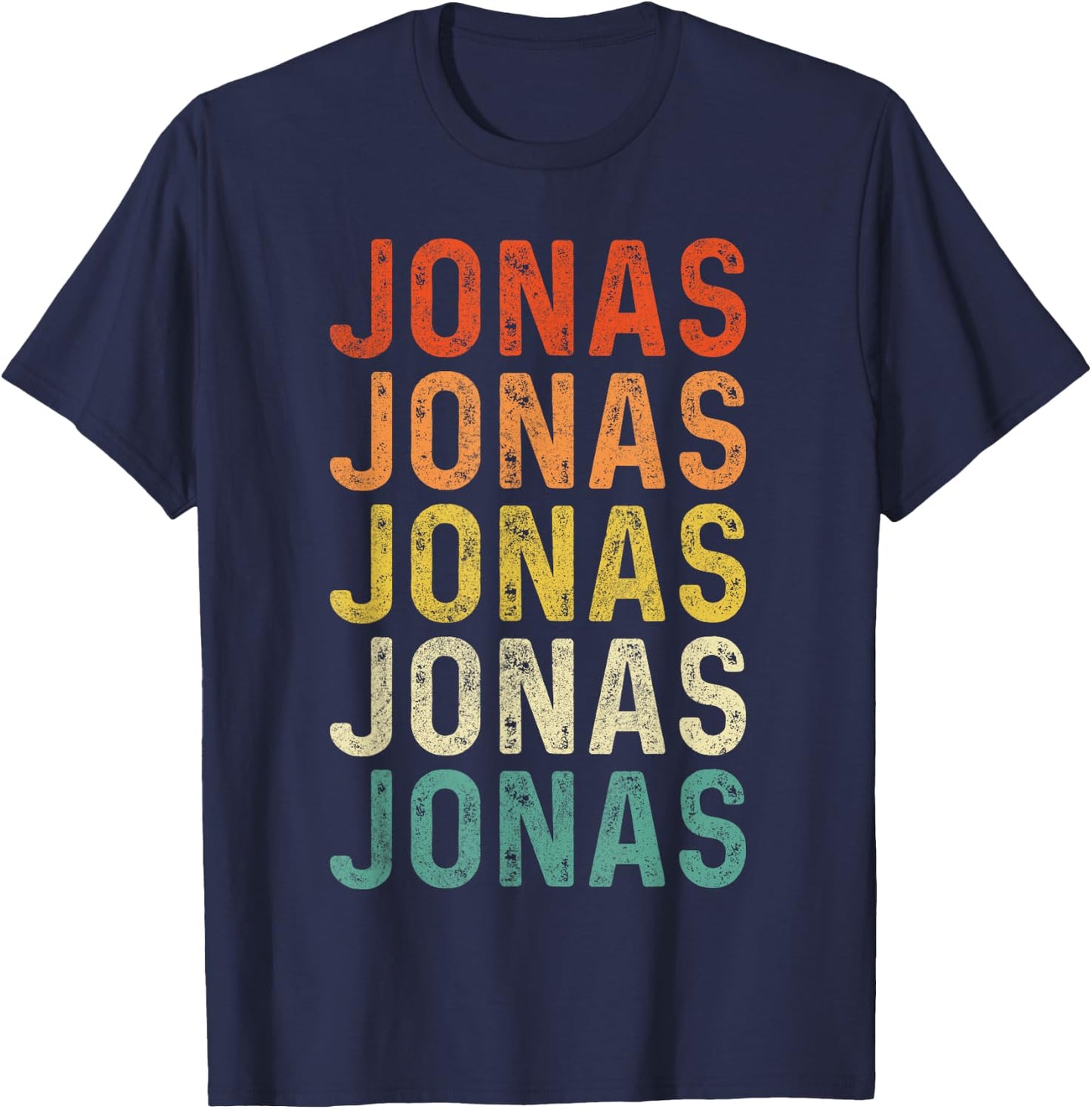 Jonas Vintage Retro T-Shirt - T-Shirt | Navy