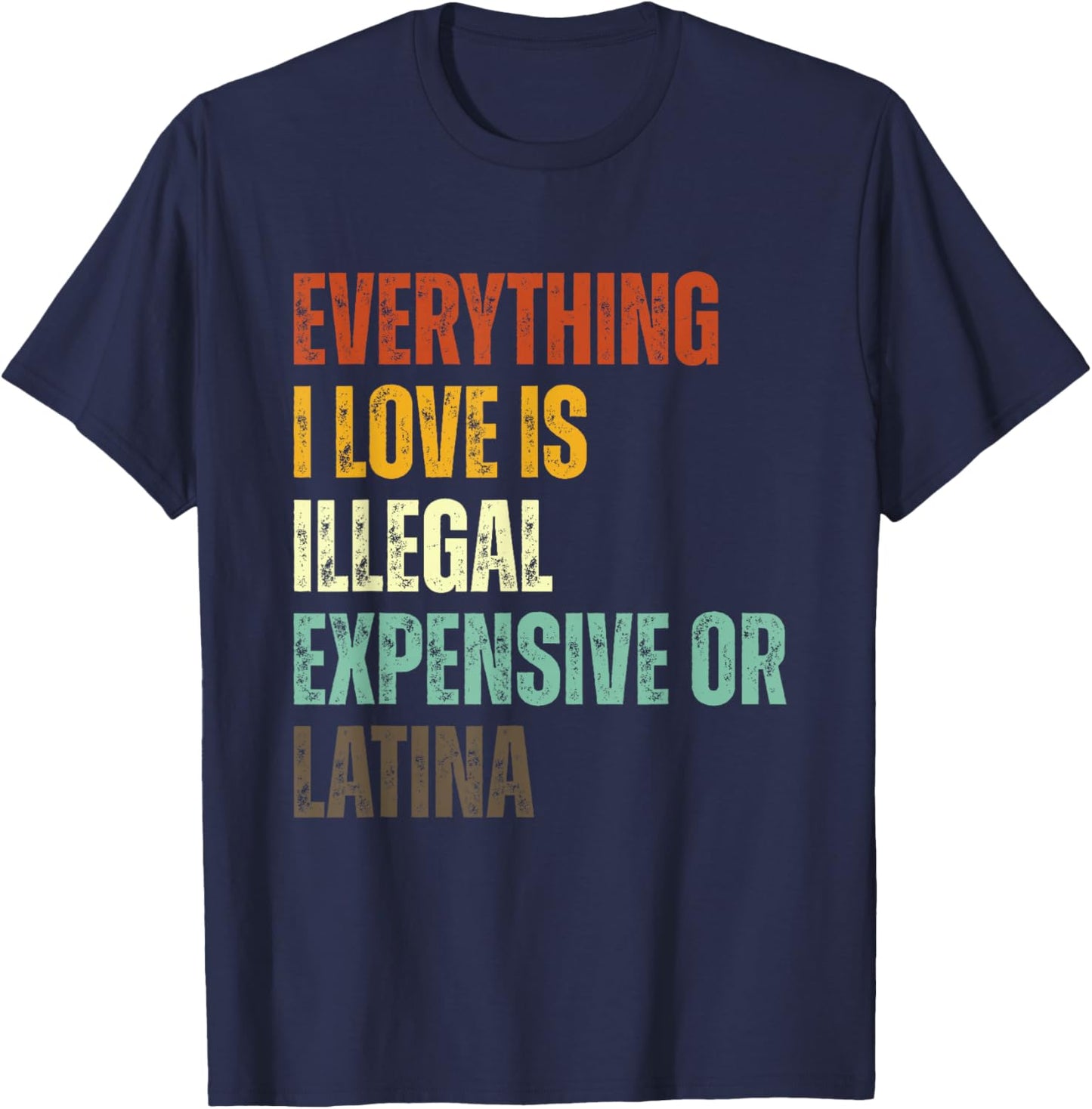 Funny T-Shirt - T-Shirt | Navy