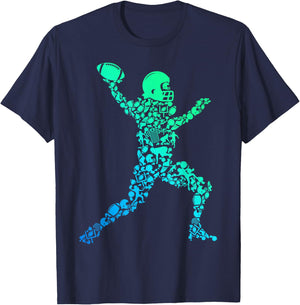 Football American Football Boys Kids Men T-Shirt - T-Shirt | Navy