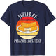 Vintage Fueled By Mozzarella Sticks Food Lover T-Shirt - T-Shirt | Navy