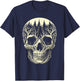 creepy Skull Forest skeleton Horror T-Shirt - T-Shirt | Navy