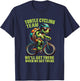 Funny Turtle Cycling Lover Cycle Team Cyclist Tour Bicycle T-Shirt - T-Shirt | Navy