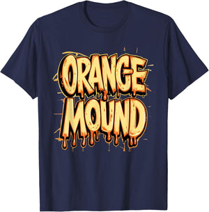 Orange Mound TN Tennessee Vintage Graffiti Drip T-Shirt - T-Shirt | Navy