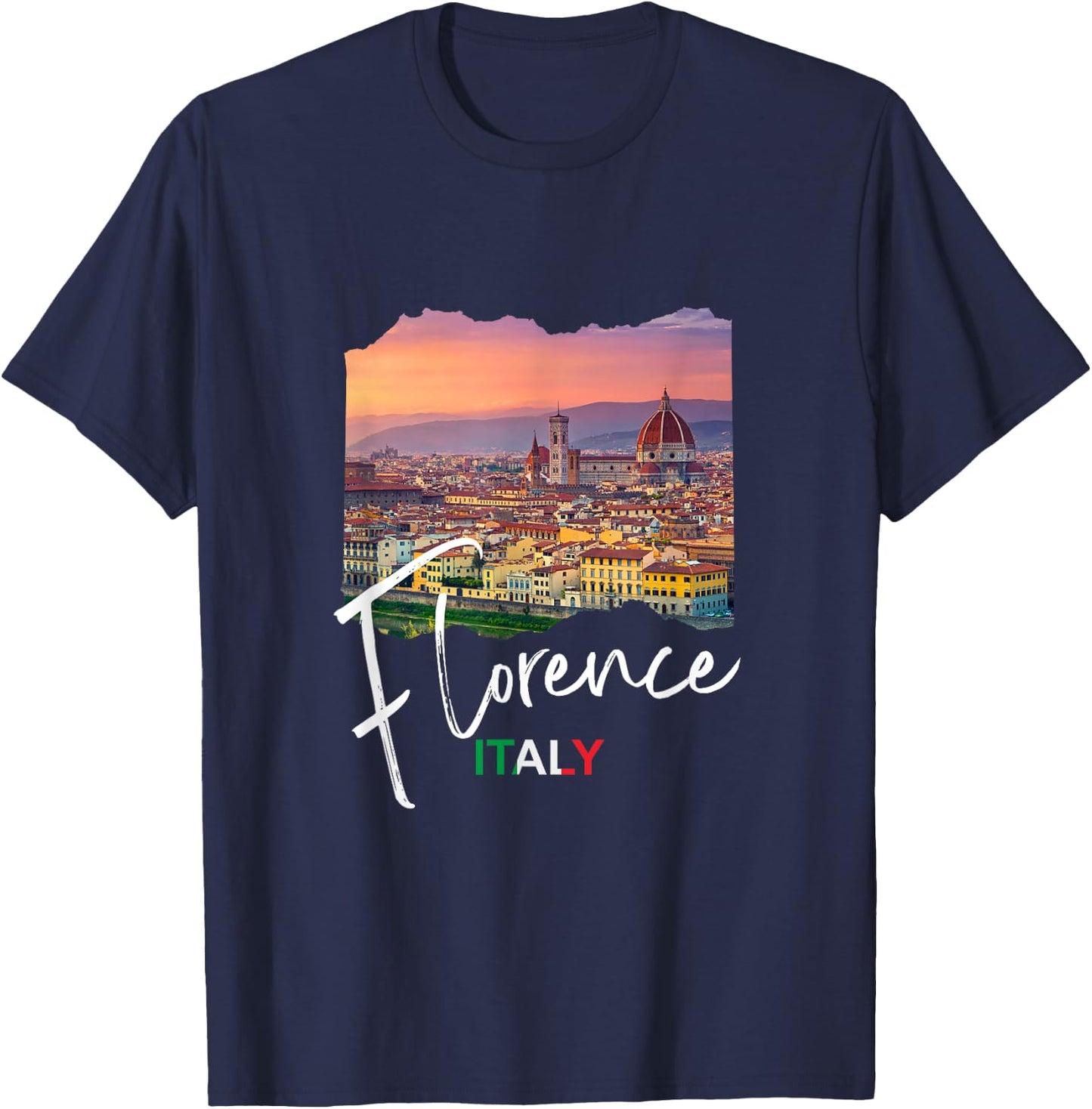 Italy Florence Souvenir / Florence T-Shirt - T-Shirt | Navy