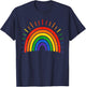 LGBTQ Rainbow Flag Gay Pride LGBT Awareness Month T-Shirt - T-Shirt | Navy