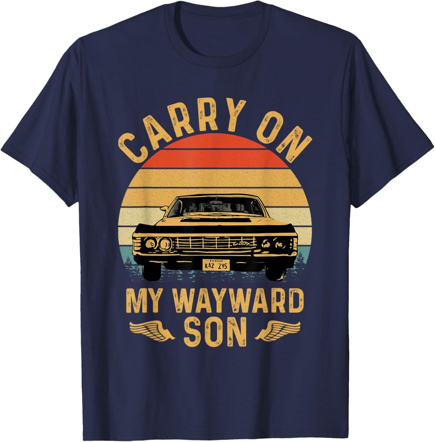 Carry On Classic Art My Wayward Funny Movie Graphic Son T-Shirt - T-Shirt | Navy