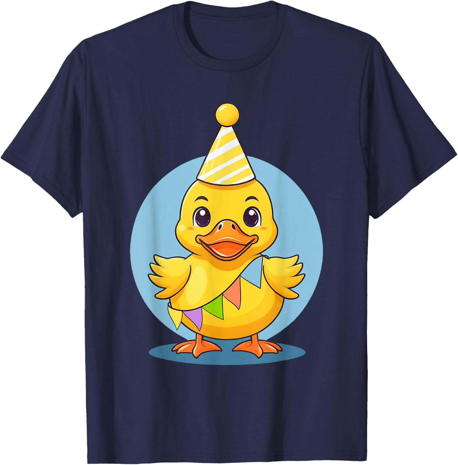 Cute Birthday Duck Girls Boys Kid Toddler Rubber Duck Lovers T-Shirt - T-Shirt | Navy