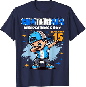 Guatemala Independence Day September 15 Celebration boys T-Shirt - T-Shirt | Navy