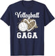 Volleyball Gaga Leopard Grandma Gaga Of A Volleyball Player T-Shirt - T-Shirt | Navy