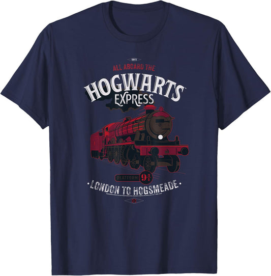 Harry Potter Hogwarts Express All Aboard T-Shirt - T-Shirt | Navy
