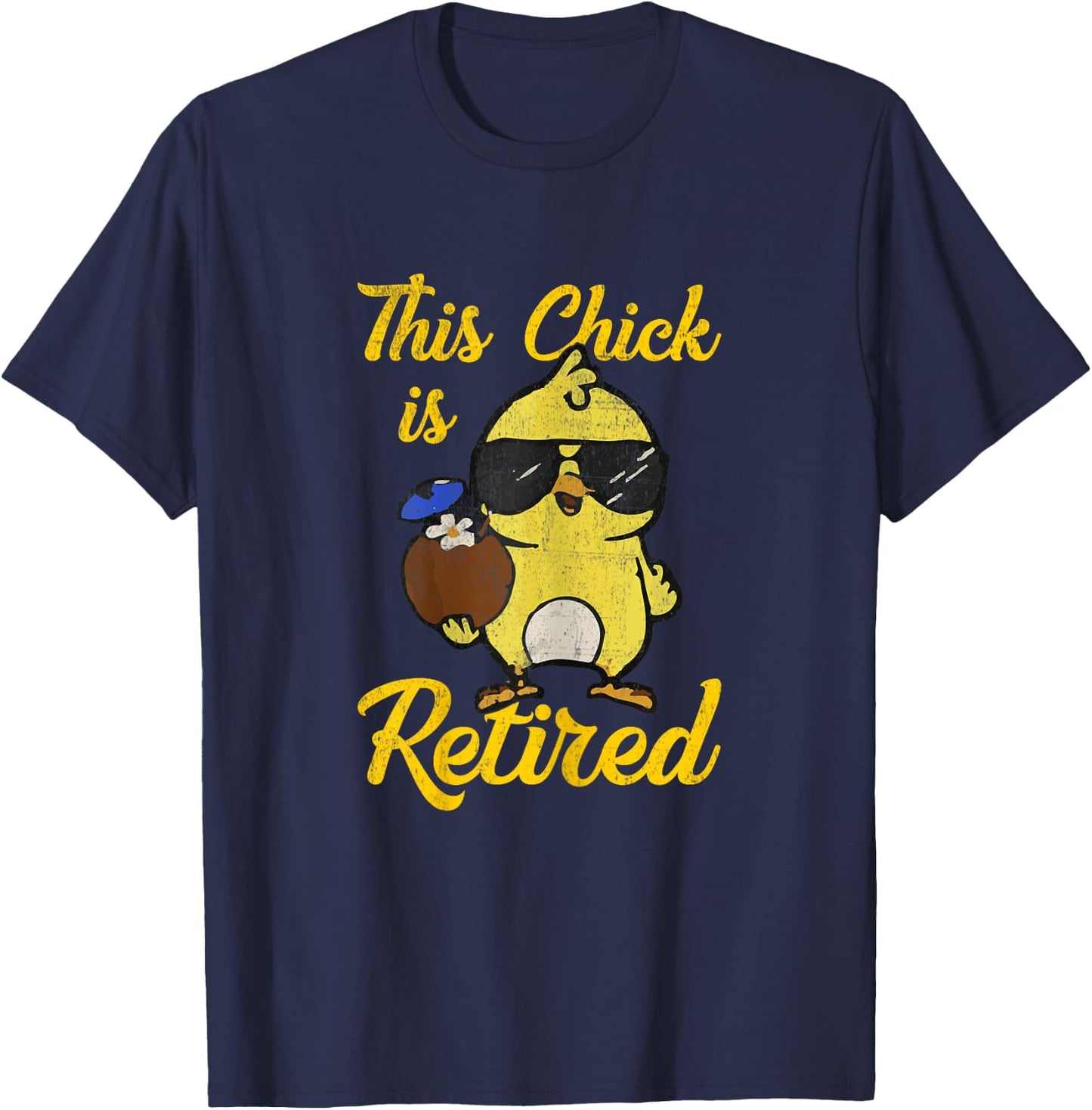 Retired Women - Funny Retirement T-Shirt - T-Shirt | Navy