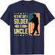 My Uncle is A Soldier Hero Proud Army Nephew Niece Military T-Shirt - T-Shirt | Navy