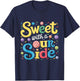 Sweet With a Sour Side Funny Sweets Candy Patch Kids T-Shirt - T-Shirt | Navy