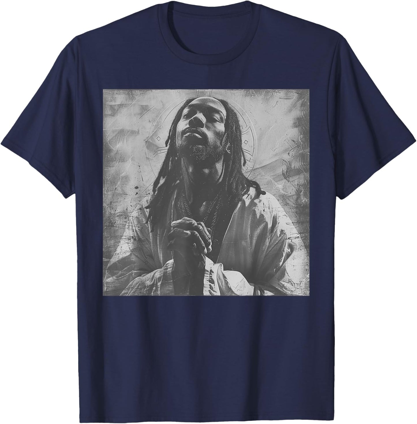 Black Jesus, Christianity, Church, Christ, Jesus T-Shirt - T-Shirt | Navy