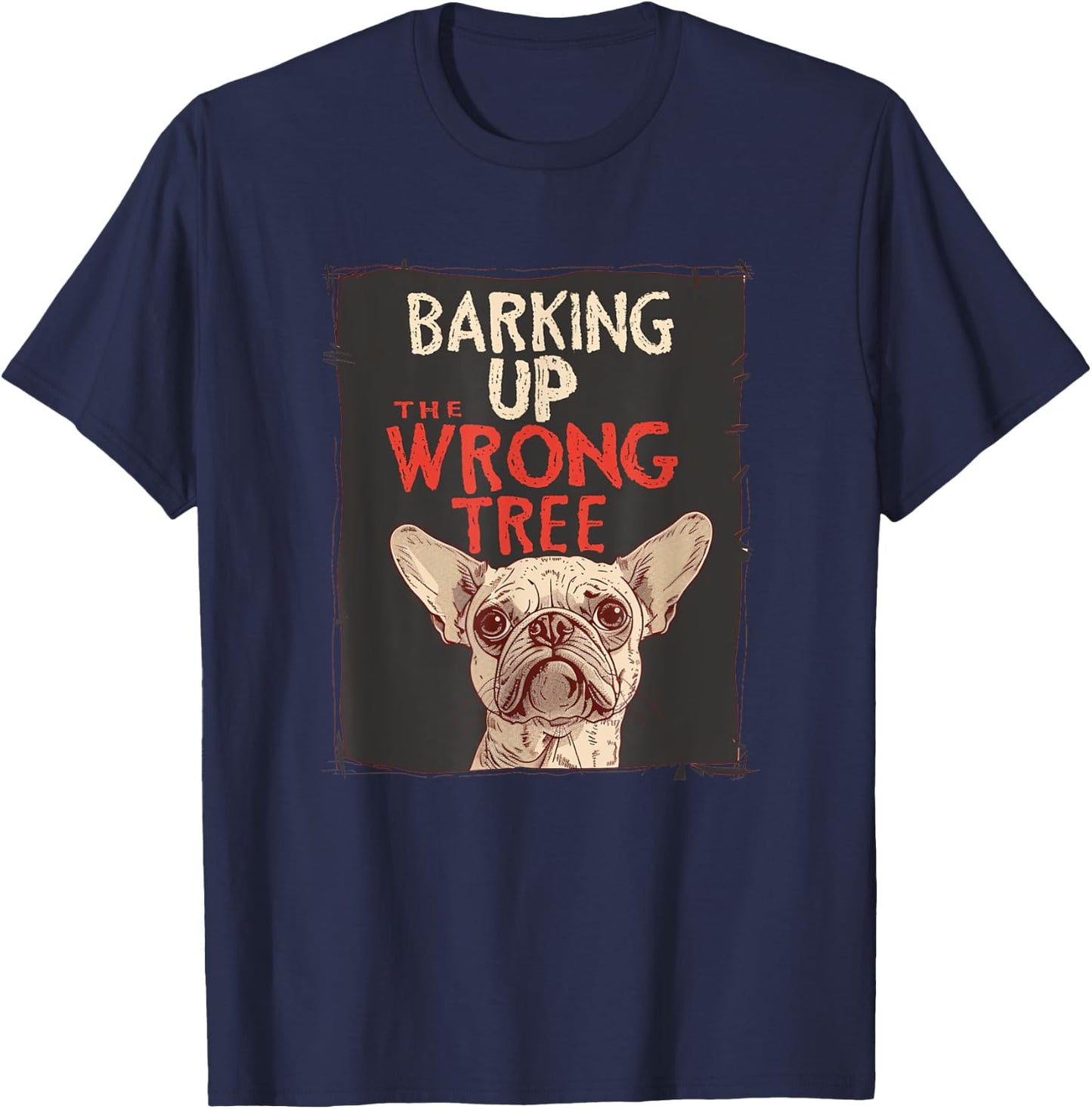 Fun Idiom barking Costume for speech and statement Lovers T-Shirt - T-Shirt | Navy