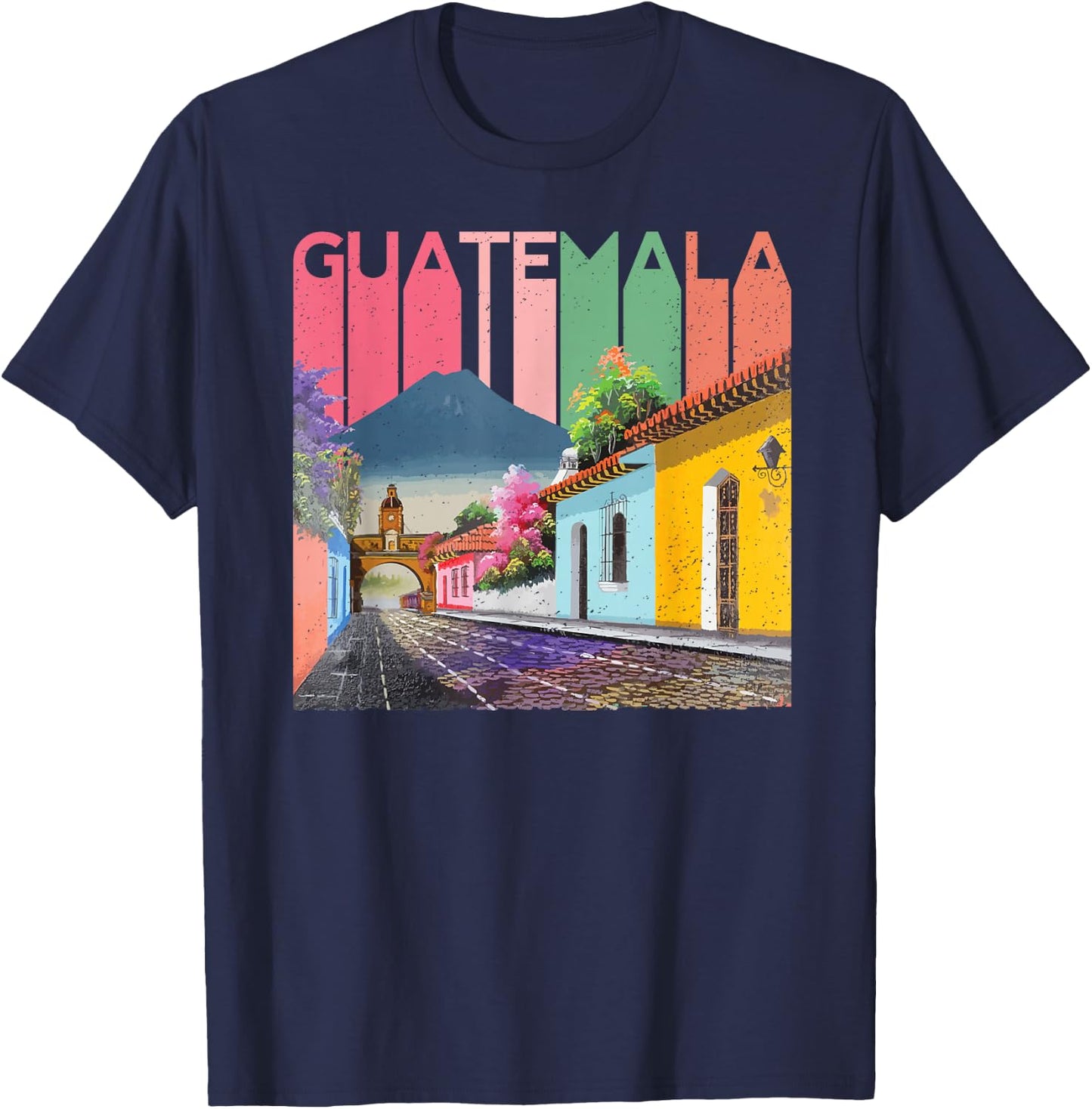 Guatemala Antigua Quetzal Chapin Cafe Semana Santa 502 T-Shirt - T-Shirt | Navy