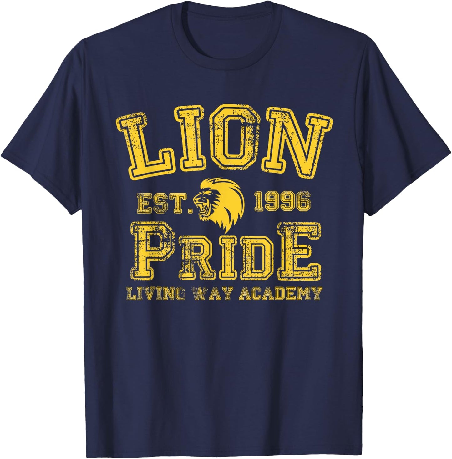 Living Way Academy - Lion Pride T-Shirt - T-Shirt | Navy