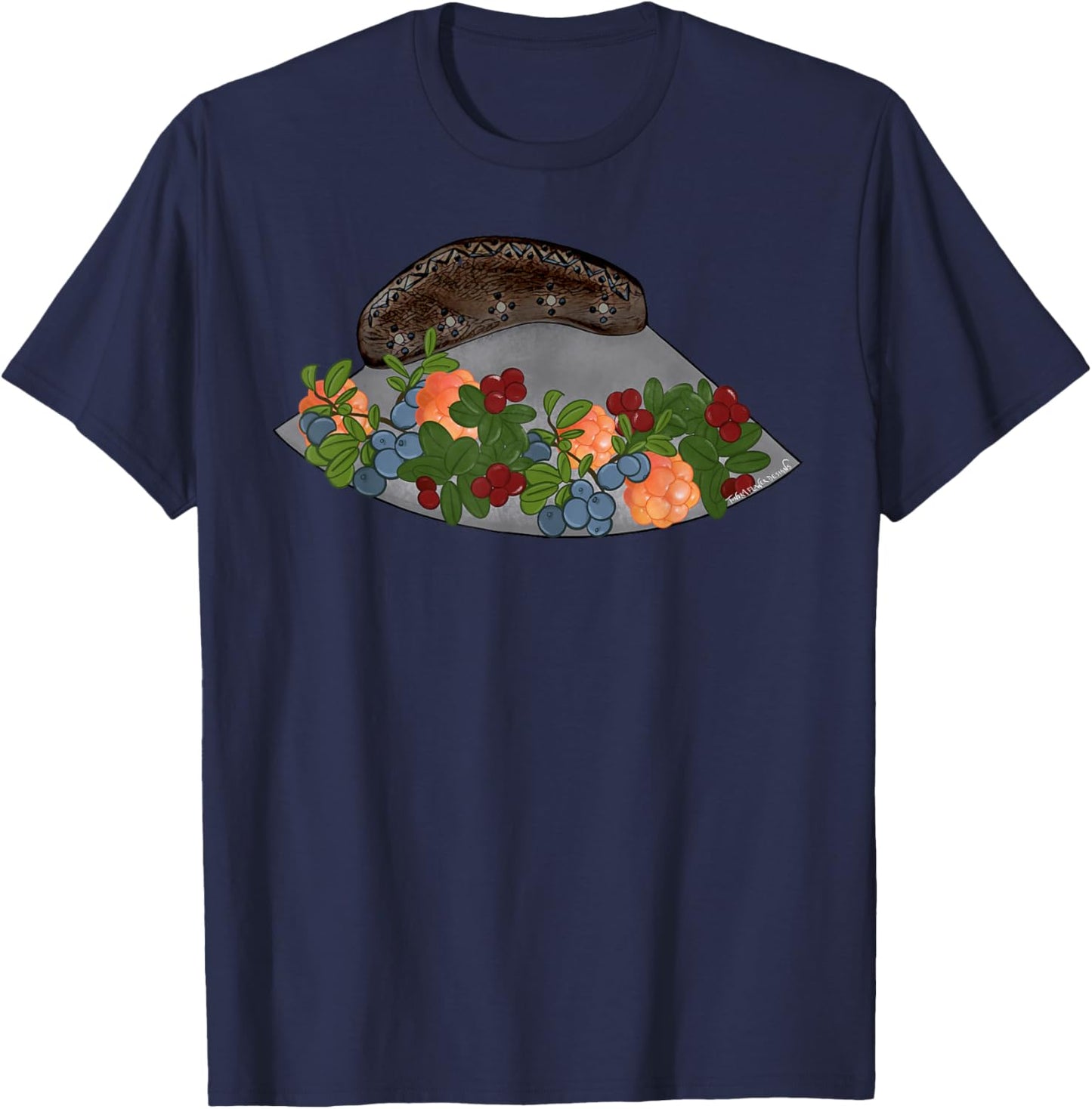 Tundra berries T-Shirt - T-Shirt | Navy