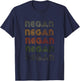 Love Heart Negan Grunge Vintage Style Black Negan T-Shirt - T-Shirt | Navy