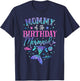 Mommy Of The Birthday Mermaid Party Matching Family Mom T-Shirt - T-Shirt | Navy