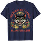Childless Cat Ladies Against Fascism T-Shirt - T-Shirt | Navy