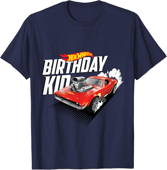 Hot Wheels - Birthday Boy T-Shirt - T-Shirt | Navy