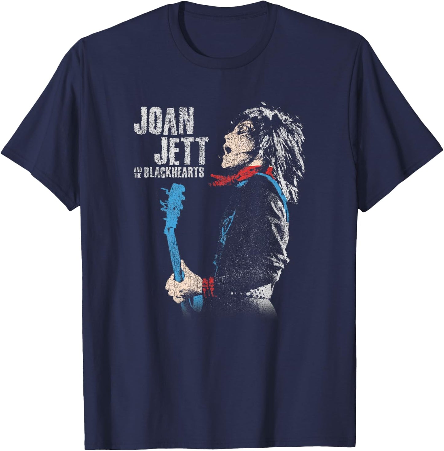 Joan Jett and the Blackhearts - Rocker T-Shirt - T-Shirt | Navy
