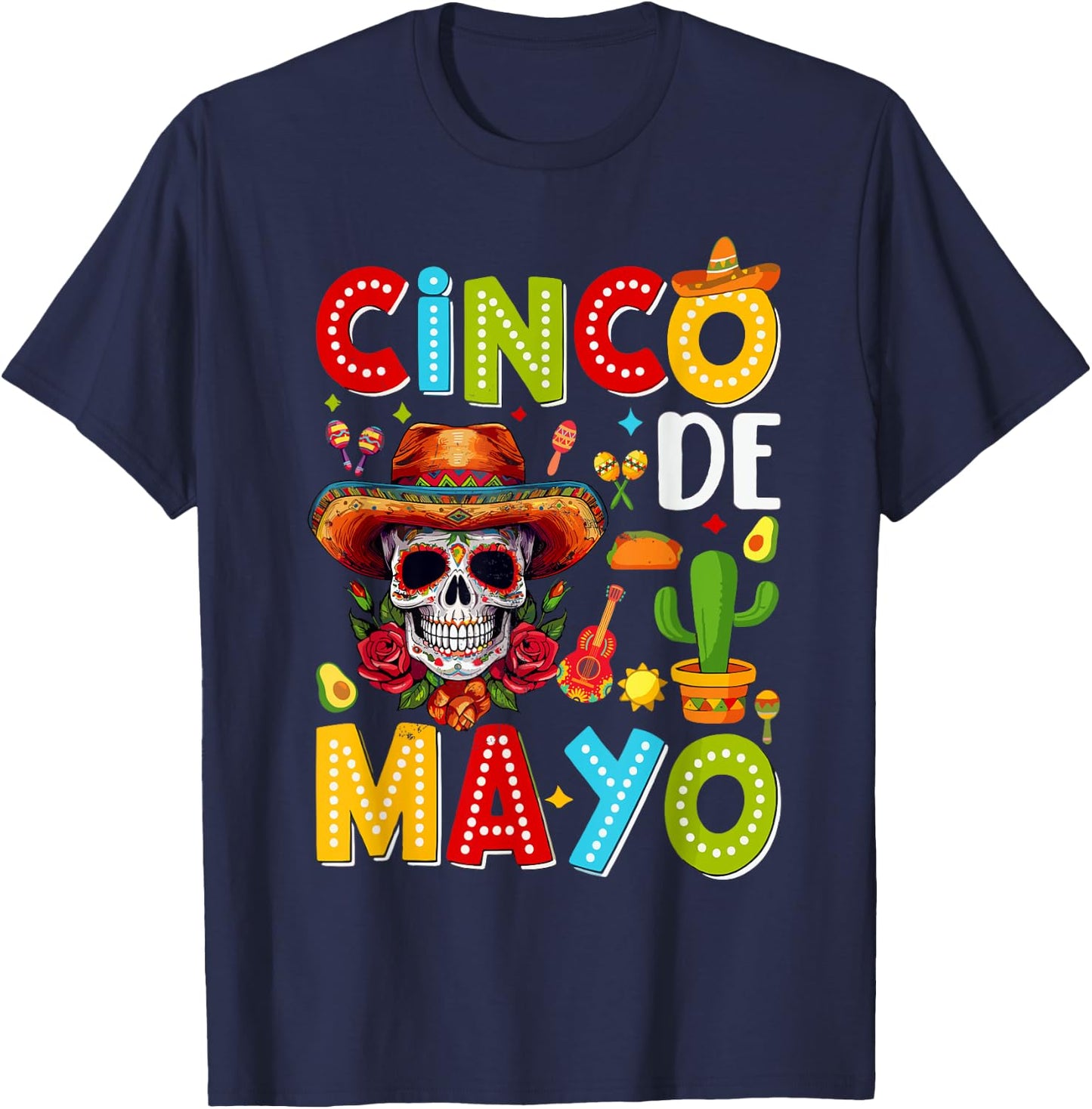 Cinco De Mayo Mexican Fiesta Squad 5 De Mayo For Mexican Men T-Shirt - T-Shirt | Navy