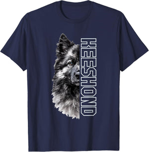 Keeshond T-Shirt - T-Shirt | Navy
