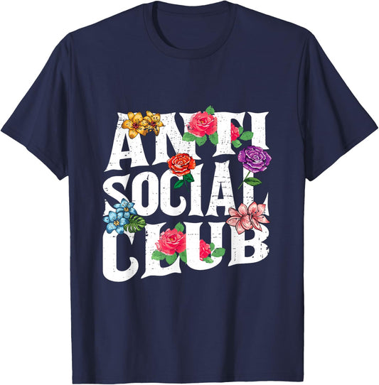 Antisocial Club T-Shirt - T-Shirt | Navy