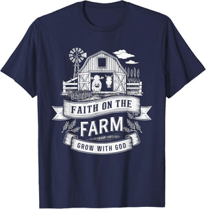 VBS Farm VBS Squad Vacation Bible School Christian Teacher T-Shirt - T-Shirt | Navy