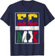 Ecuador and Mexico Mix Ecuadorian Mexican Roots T-Shirt - T-Shirt | Navy