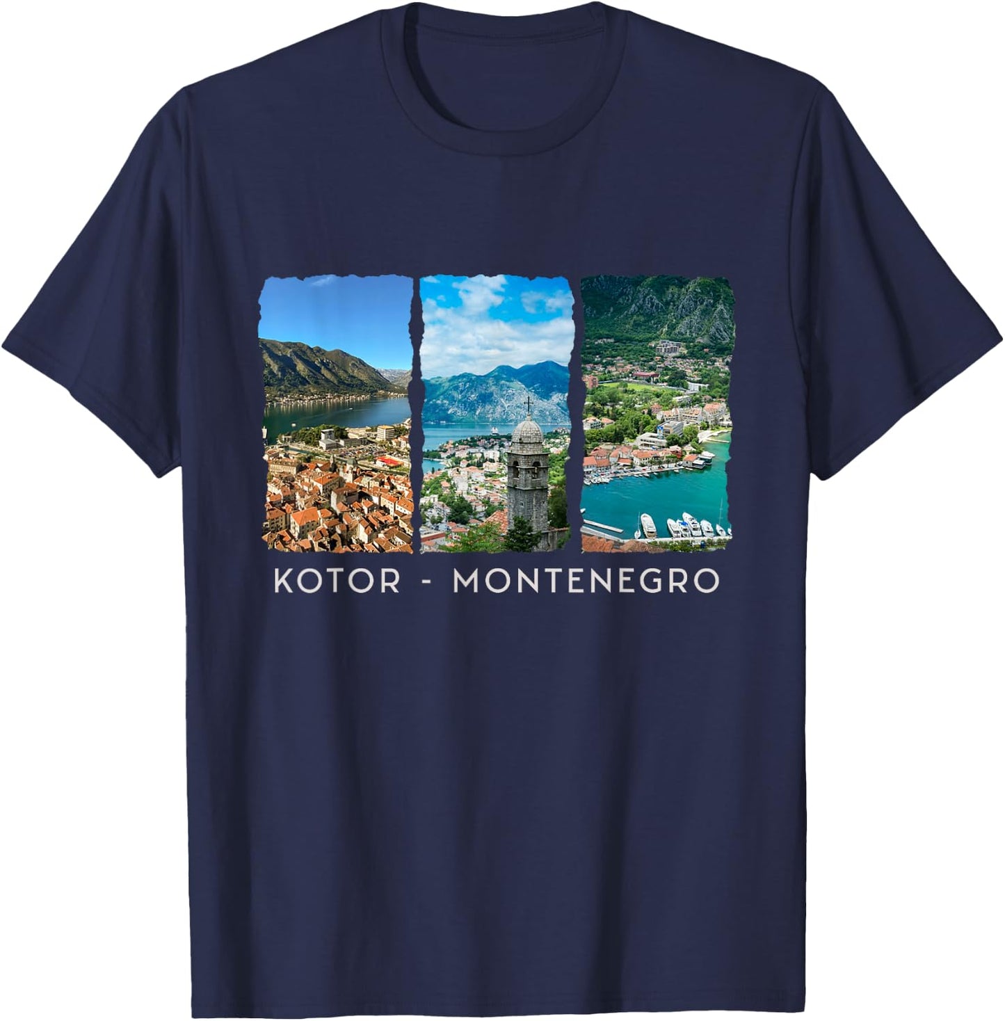 Montenegro Kotor Souvenir / Kotor T-Shirt - T-Shirt | Navy