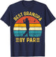 Best Grandpa By Par Father's Day Golfing Golf Grandpa T-Shirt - T-Shirt | Navy
