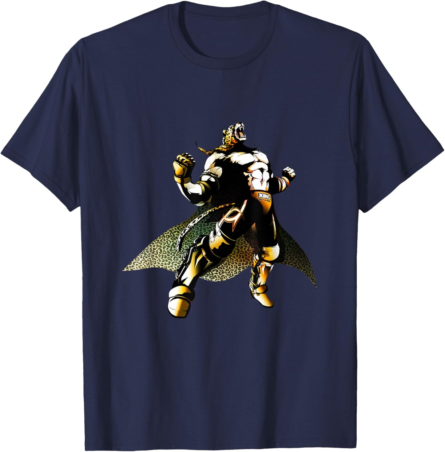 Bandai Namco Entertainment Inc. TEKKEN7 KING 001 , Small, Black T-Shirt - T-Shirt | Navy