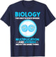 Biology Facts Science Teacher Student Biologist T-Shirt - T-Shirt | Navy