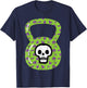 Halloween Gym Kettlebell Workout Exercise Costume Women Men T-Shirt - T-Shirt | Navy