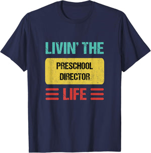 Preschool Director T-Shirt - T-Shirt | Navy