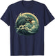 Leviathan Sea Monster Creature Cryptid Animal Ocean Graphic T-Shirt - T-Shirt | Navy